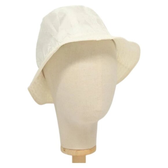 GUCCI GG Canvas Bucket Hat L White - Picture 1 of 10